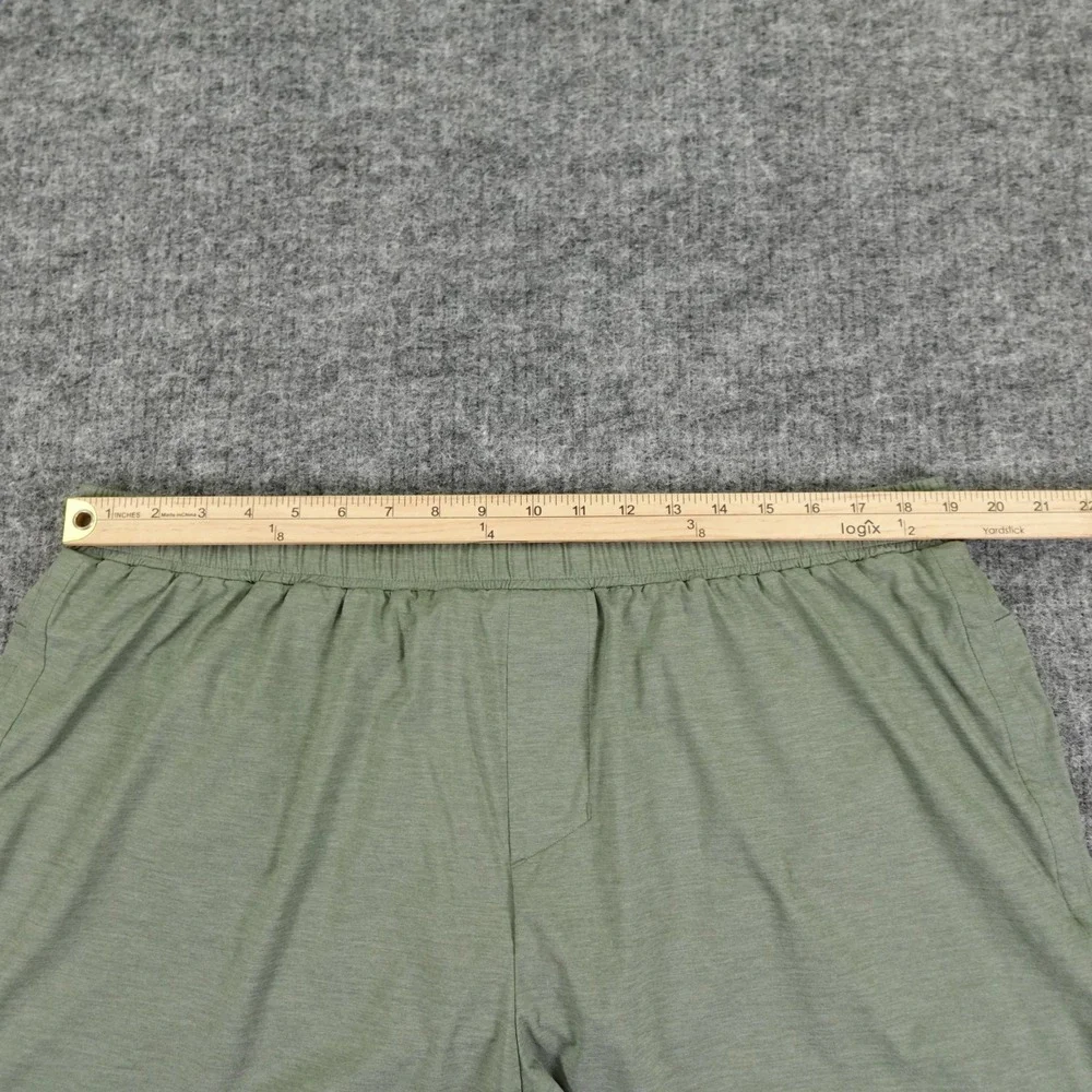 RHONE Shorts Mens 2XL Light Green Lined‎ Pull On Soft Gym Running Training